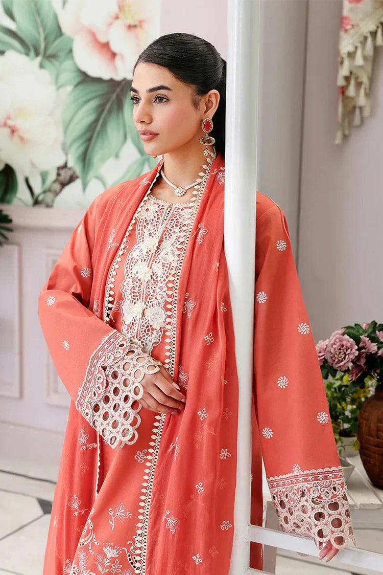 Picture of Roheenaz - Veil of Summer Luxury Lawn - 01 Soleil Blanc - Unstitched - Available at Raja Sahib
