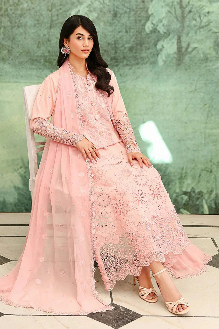 Picture of Roheenaz - Veil of Summer Luxury Lawn - 03 Azure Elan - Unstitched - Available at Raja Sahib