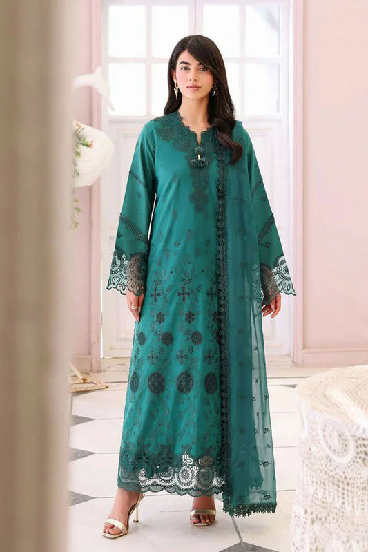 Picture of Roheenaz - Veil of Summer Luxury Lawn - 09 Whispered Veil - Unstitched - Available at Raja Sahib