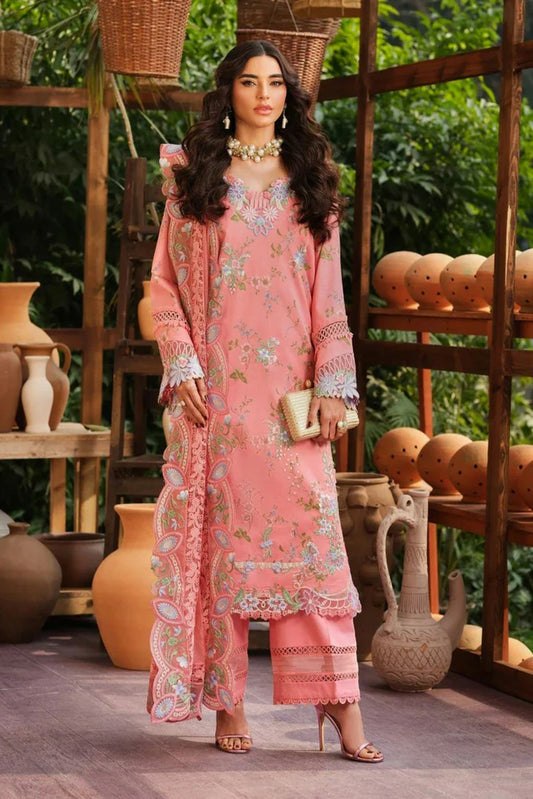 Maryam Hussain - A Floral Tale Lawn - L26-02-Dimple - Unstitched