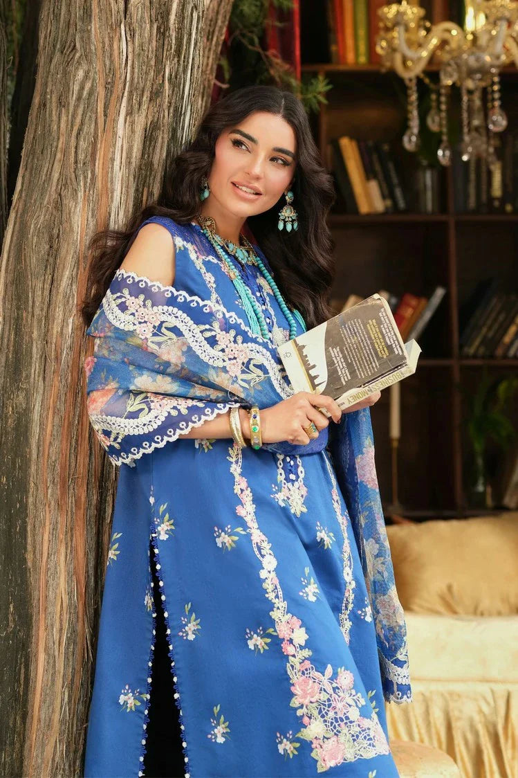 Picture of Maryam Hussain - A Floral Tale Lawn - L26-03-Skye - Unstitched - Available at Raja Sahib