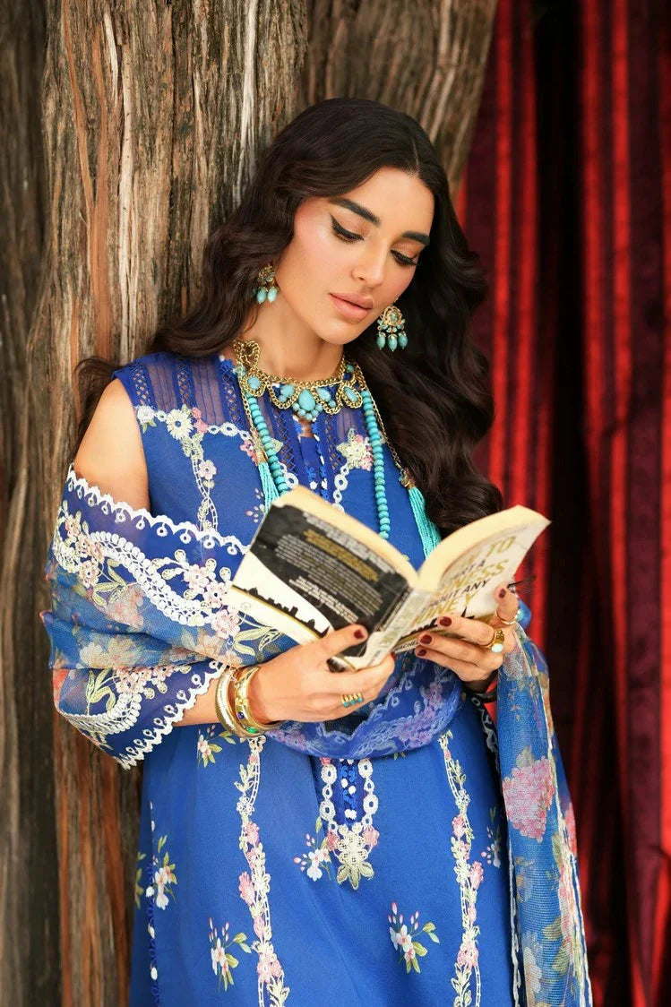 Picture of Maryam Hussain - A Floral Tale Lawn - L26-03-Skye - Unstitched - Available at Raja Sahib