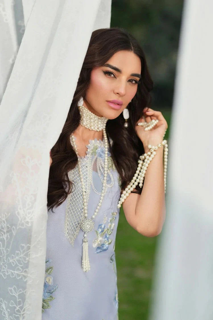 Picture of Maryam Hussain - A Floral Tale Lawn - L26-05-Frost - Unstitched - Available at Raja Sahib