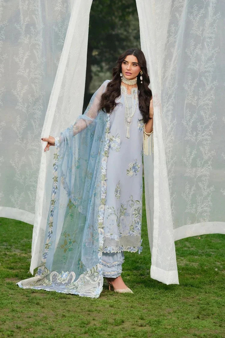 Picture of Maryam Hussain - A Floral Tale Lawn - L26-05-Frost - Unstitched - Available at Raja Sahib