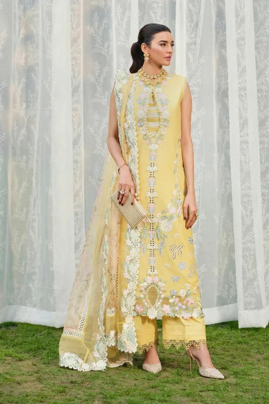 Picture of Maryam Hussain - A Floral Tale Lawn - L26-06-Sunflower - Unstitched - Available at Raja Sahib