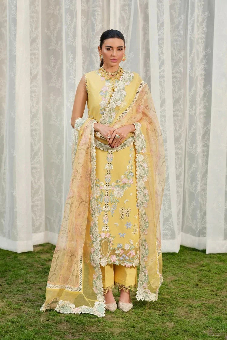 Picture of Maryam Hussain - A Floral Tale Lawn - L26-06-Sunflower - Unstitched - Available at Raja Sahib