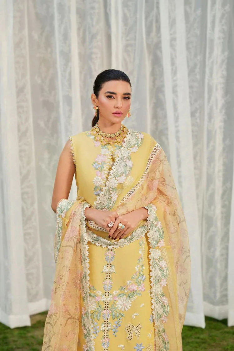Picture of Maryam Hussain - A Floral Tale Lawn - L26-06-Sunflower - Unstitched - Available at Raja Sahib
