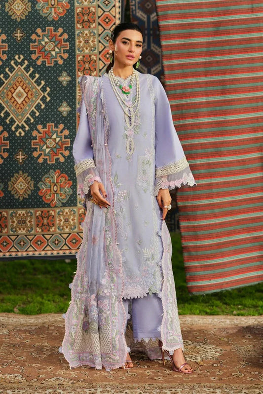 Maryam Hussain - A Floral Tale Lawn - L26-07-Jasmine - Unstitched