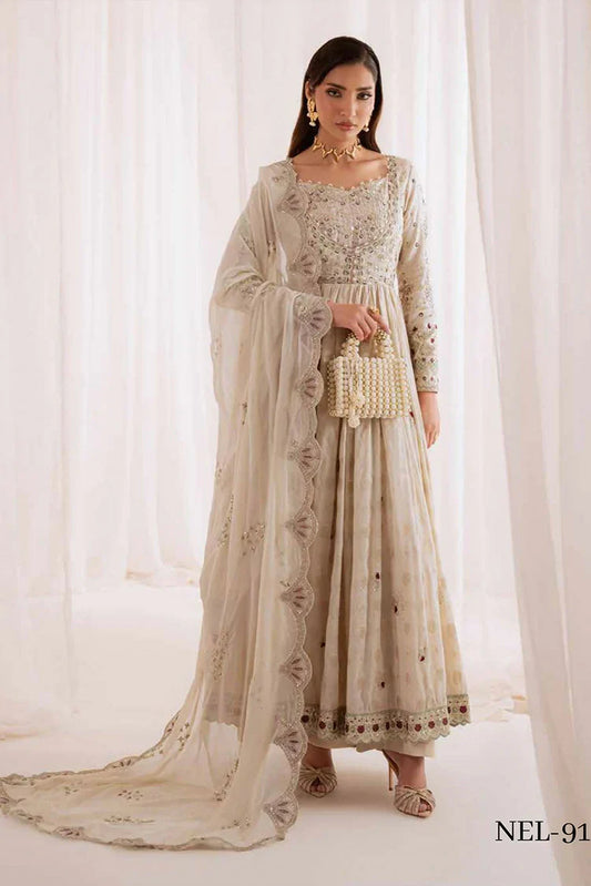 Picture of Nureh - Omara Festive Eid Edition Vol 1 - NEL-91 - Unstitched - Available at Raja Sahib