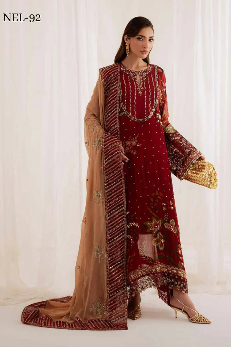 Picture of Nureh - Omara Festive Eid Edition Vol 1 - NEL-92 - Unstitched - Available at Raja Sahib
