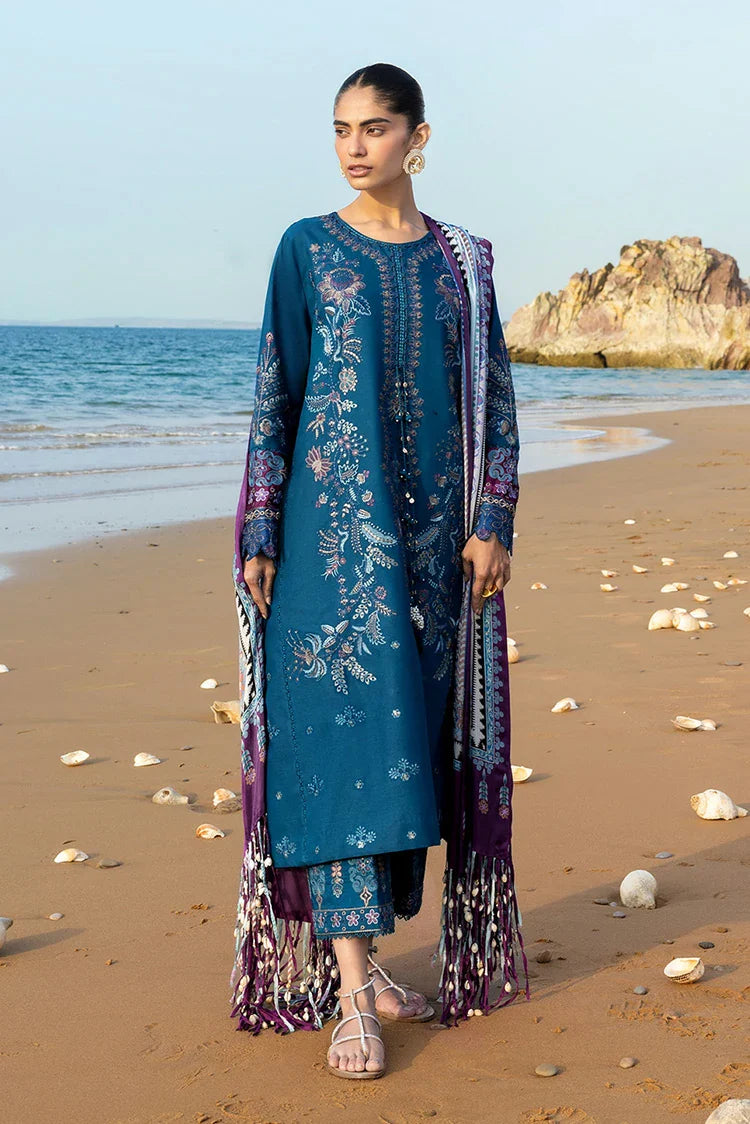 Picture of Sadaf Fawad Khan - Siraa Luxury Lawn Eid Edit - 01 Shehnaaz - Unstitched - Available at Raja Sahib