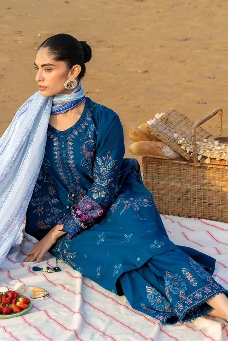 Picture of Sadaf Fawad Khan - Siraa Luxury Lawn Eid Edit - 01 Shehnaaz - Unstitched - Available at Raja Sahib