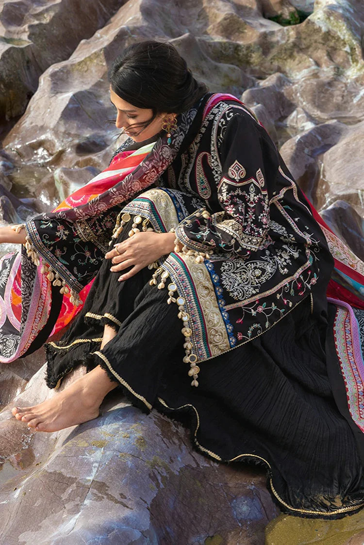 Picture of Sadaf Fawad Khan - Siraa Luxury Lawn Eid Edit - 02 Kohl - Unstitched - Available at Raja Sahib