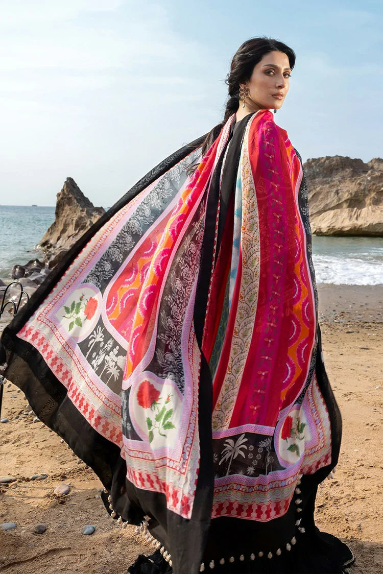 Picture of Sadaf Fawad Khan - Siraa Luxury Lawn Eid Edit - 02 Kohl - Unstitched - Available at Raja Sahib