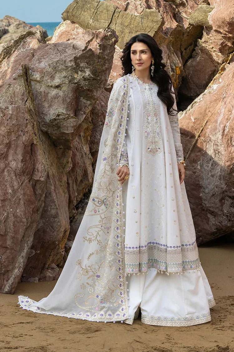 Picture of Sadaf Fawad Khan - Siraa Luxury Lawn Eid Edit - 06 Noor - Unstitched - Available at Raja Sahib