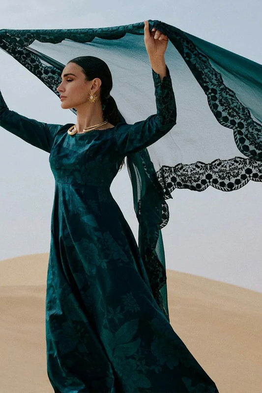 Picture of Saira Rizwan - Luxury Unstitched - ZOMOROD-SRL26-10 - Unstitched - Available at Raja Sahib