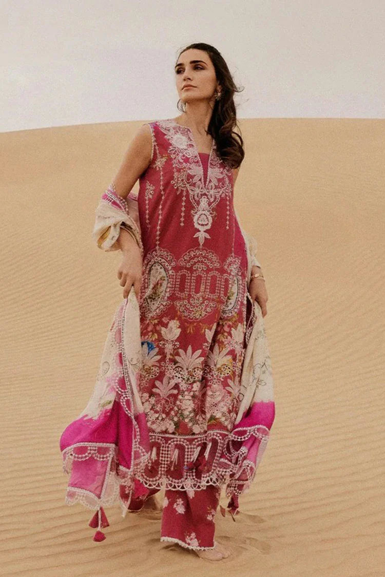 Picture of Saira Rizwan - Luxury Unstitched - ZUMAR-SRL26-02 - Unstitched - Available at Raja Sahib