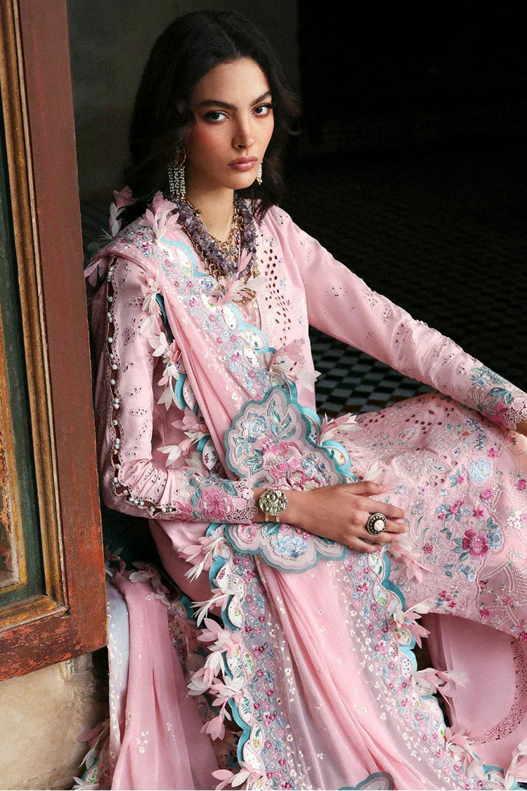 Picture of Republic Womenswear - Reine Luxury Eid Lawn - SL1-26-D2A-Cecelia - Unstitched - Available at Raja Sahib