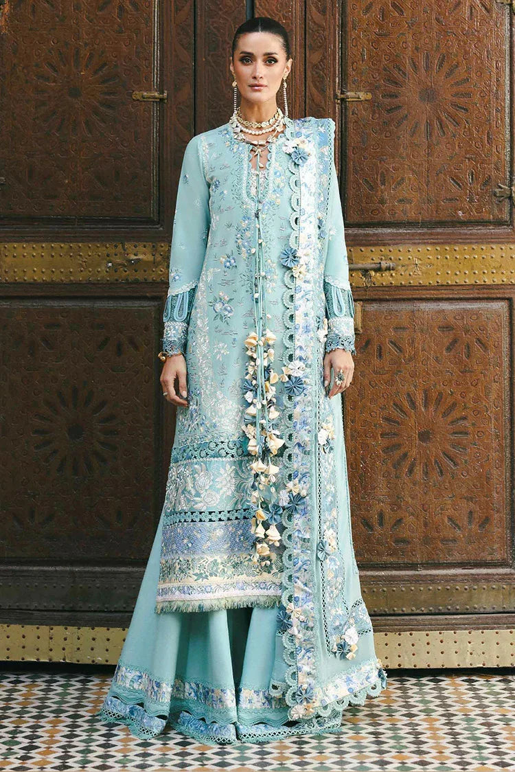 Picture of Republic Womenswear - Reine Luxury Eid Lawn - SL1-26-D3A-Lilas - Unstitched - Available at Raja Sahib