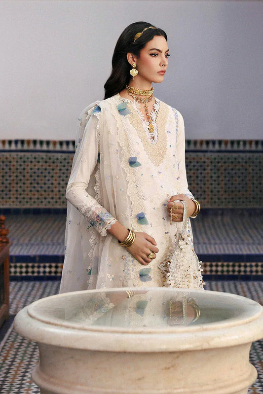 Picture of Republic Womenswear - Reine Luxury Eid Lawn - SL1-26-D4B-Nola - Unstitched - Available at Raja Sahib