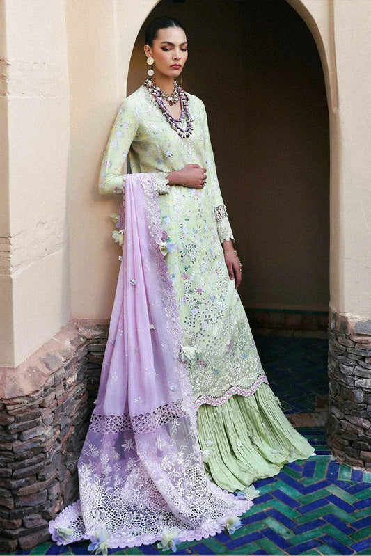 Republic Womenswear - Reine Luxury Eid Lawn - SL1-26-D5A-Perla - Unstitched