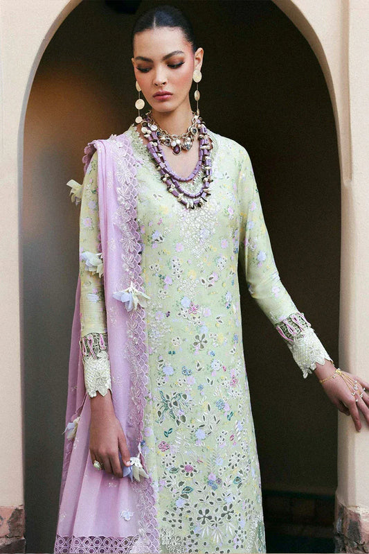 Picture of Republic Womenswear - Reine Luxury Eid Lawn - SL1-26-D5A-Perla - Unstitched - Available at Raja Sahib