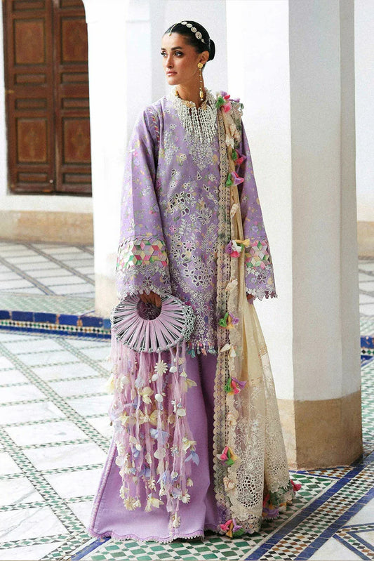 Republic Womenswear - Reine Luxury Eid Lawn - SL1-26-D5B-Licci - Unstitched