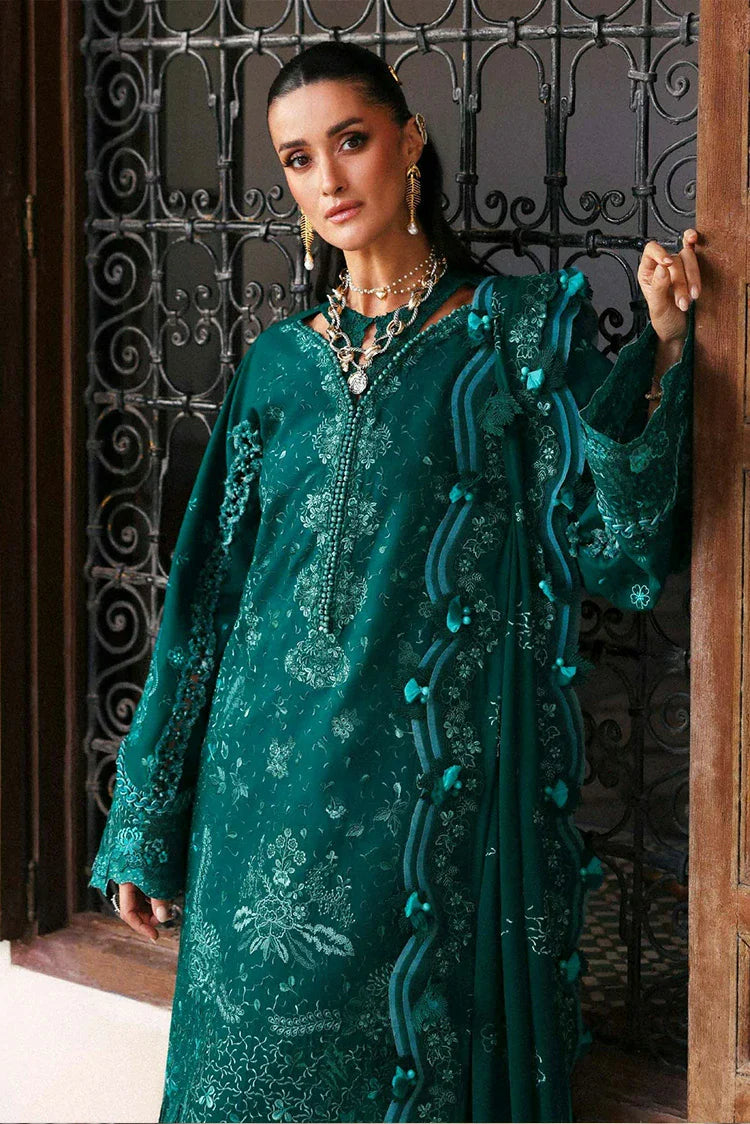 Picture of Republic Womenswear - Reine Luxury Eid Lawn - SL1-26-D6A-Luna - Unstitched - Available at Raja Sahib