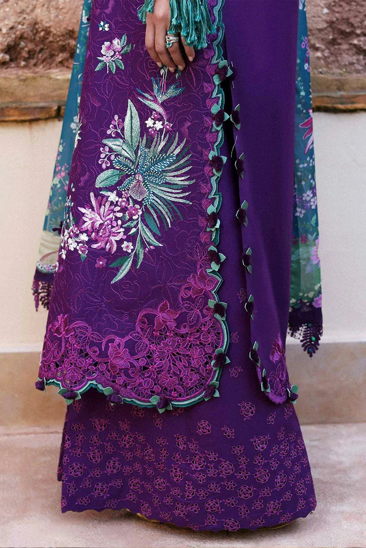 Picture of Republic Womenswear - Reine Luxury Eid Lawn - SL1-26-D8B-Nia - Unstitched - Available at Raja Sahib