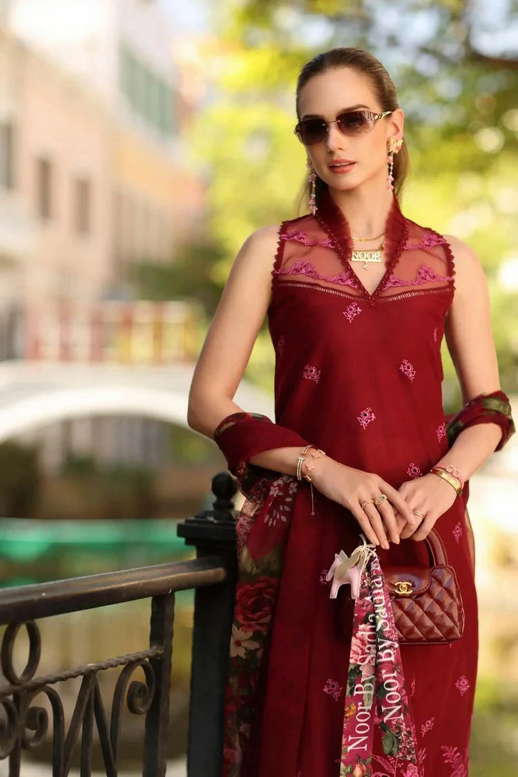 Picture of Noor by Saadia Asad - Noor Eid Luxe Printskhaas - Design 1A - Unstitched - Available at Raja Sahib