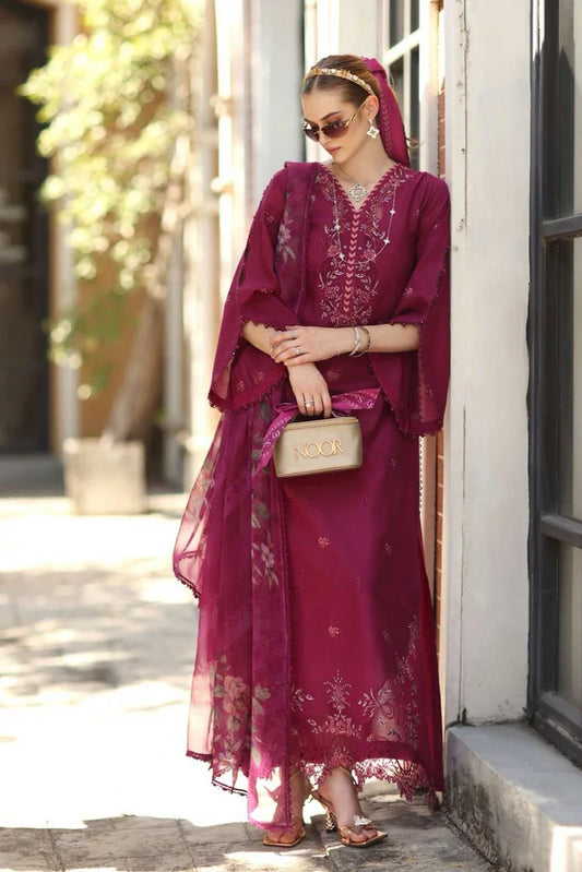 Picture of Noor by Saadia Asad - Noor Eid Luxe Printskhaas - Design 3A - Unstitched - Available at Raja Sahib