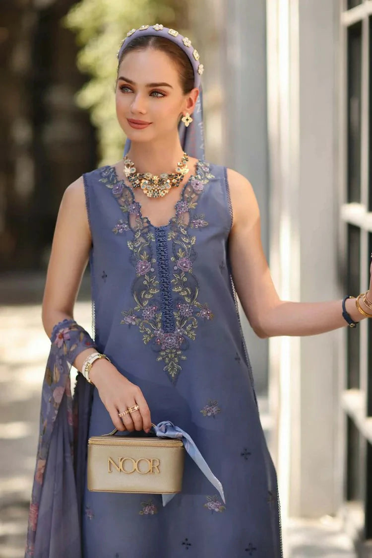 Picture of Noor by Saadia Asad - Noor Eid Luxe Printskhaas - Design 3B - Unstitched - Available at Raja Sahib