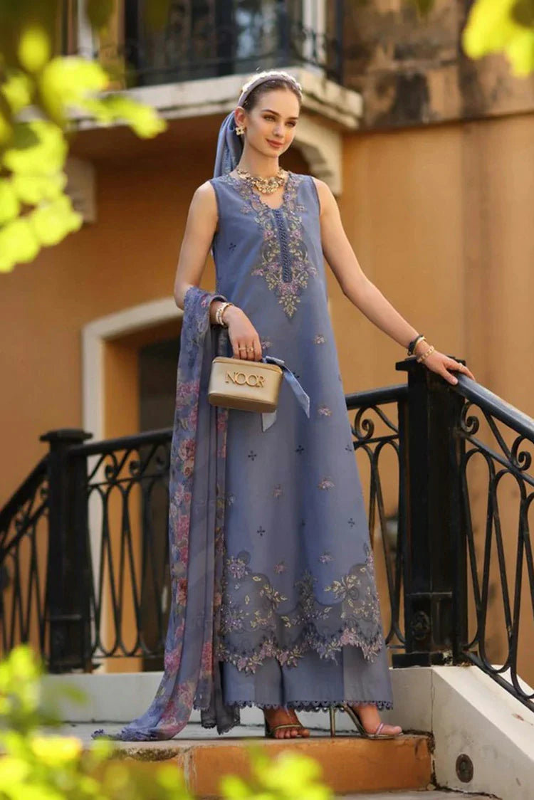 Picture of Noor by Saadia Asad - Noor Eid Luxe Printskhaas - Design 3B - Unstitched - Available at Raja Sahib