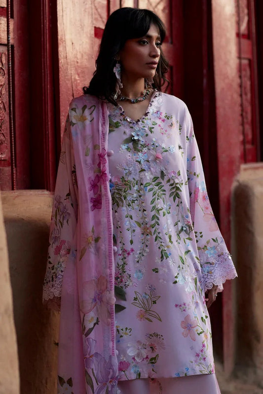 Zaha - Meili Festive Lawn - JI? (?) (ZL26-12 A) - Unstitched