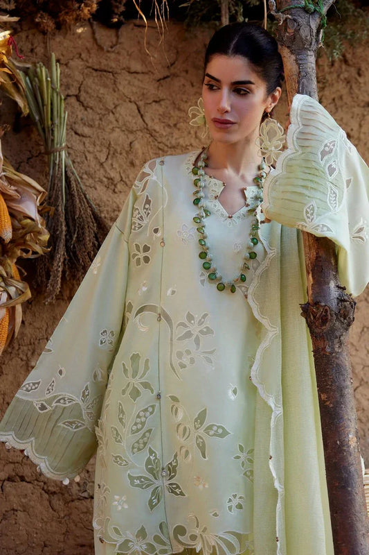 Zaha - Meili Festive Lawn - TÁO RÓU ?? (ZL26-14 B) - Unstitched