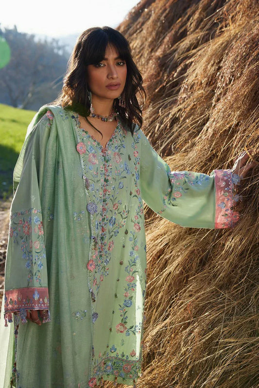 Picture of Zaha - Meili Festive Lawn - RUÌM?I ?? (ZL26-01 B) - Unstitched - Available at Raja Sahib