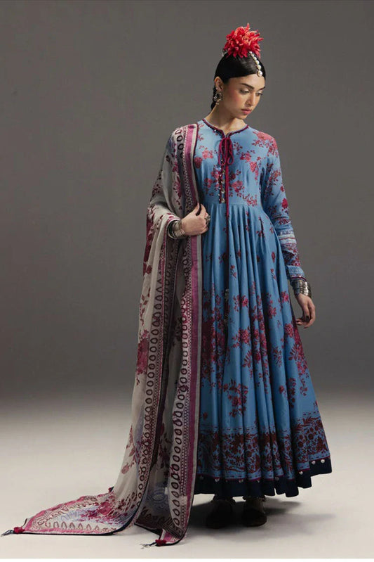 Zara Shahjahan - Anarkali Lawn - D-2 FALAK ARA - Unstitched