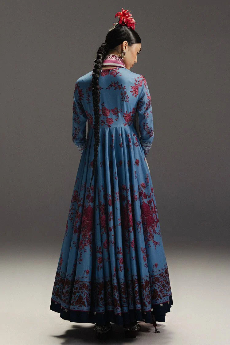 Picture of Zara Shahjahan - Anarkali Lawn - D-2 FALAK ARA - Unstitched - Available at Raja Sahib