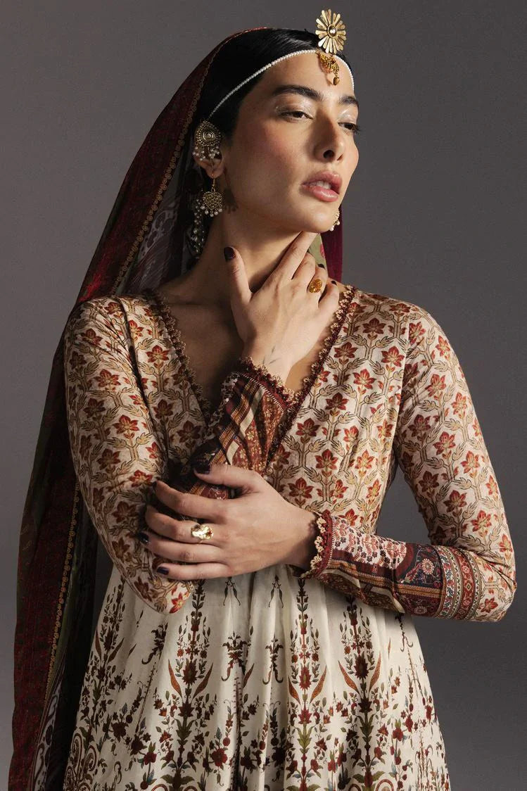Picture of Zara Shahjahan - Anarkali Lawn - D-3 SHAHKAR - Unstitched - Available at Raja Sahib
