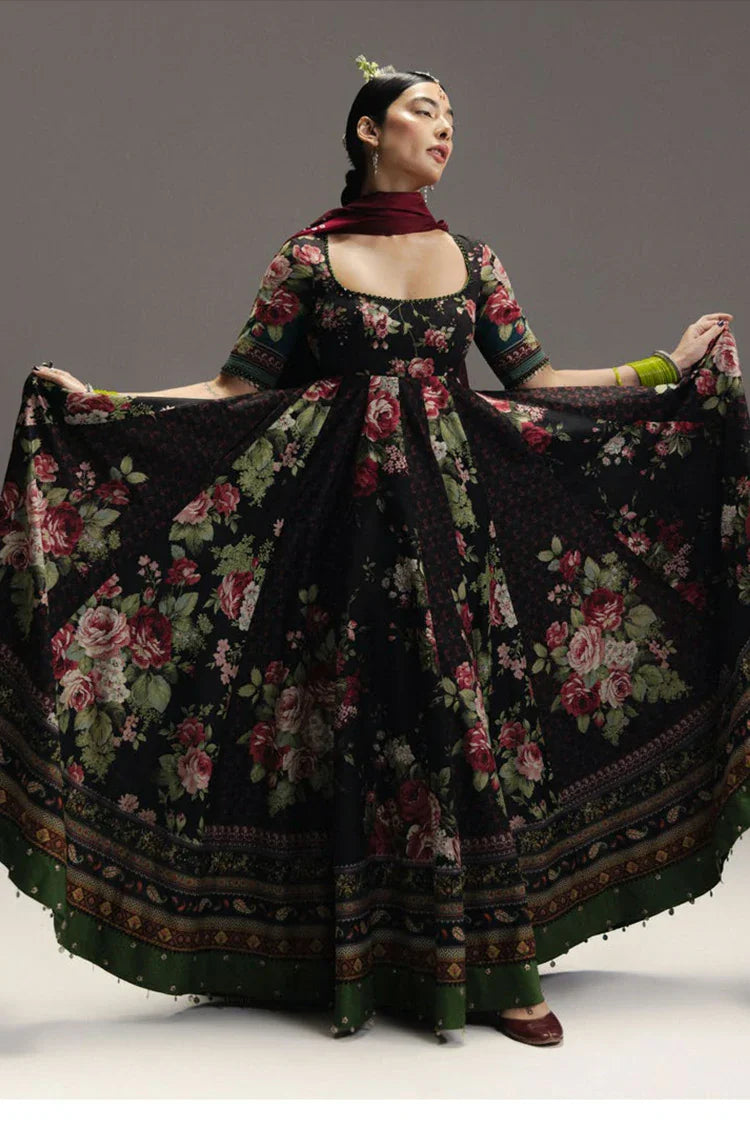 Zara Shahjahan - Anarkali Lawn - D-5 SHEHZADI - Unstitched