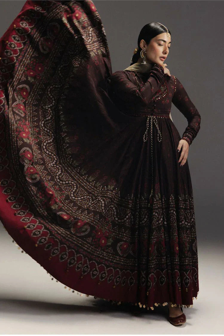 Zara Shahjahan - Anarkali Lawn - D-7 ZARMEEN - Unstitched