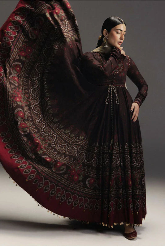 Zara Shahjahan - Anarkali Lawn - D-7 ZARMEEN - Unstitched