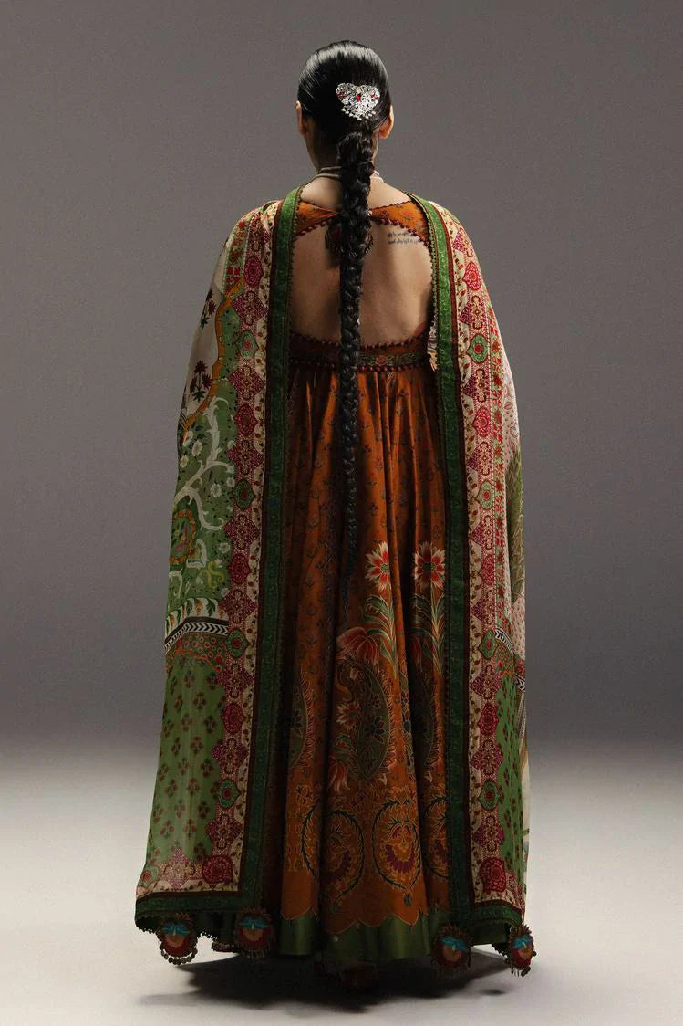 Picture of Zara Shahjahan - Anarkali Lawn - D-9 ZARFASHAN - Unstitched - Available at Raja Sahib