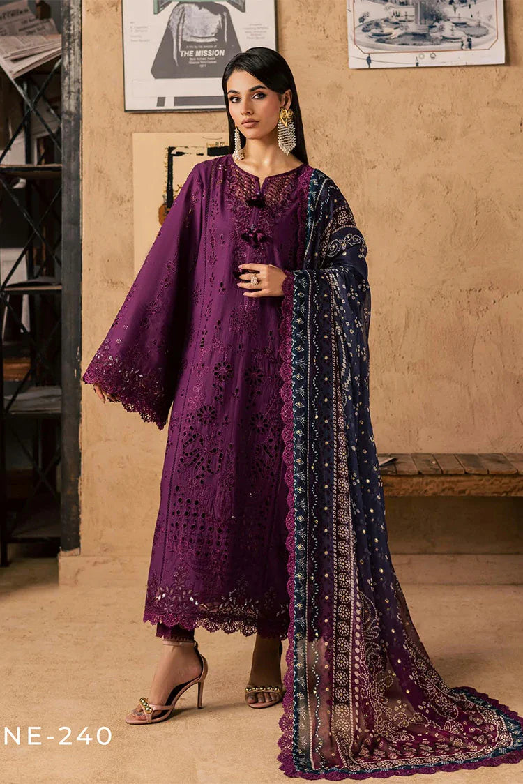 Nureh - Bazar Embroidered Doria Lawn Collection Vol 1 - NE-240 - Unstitched