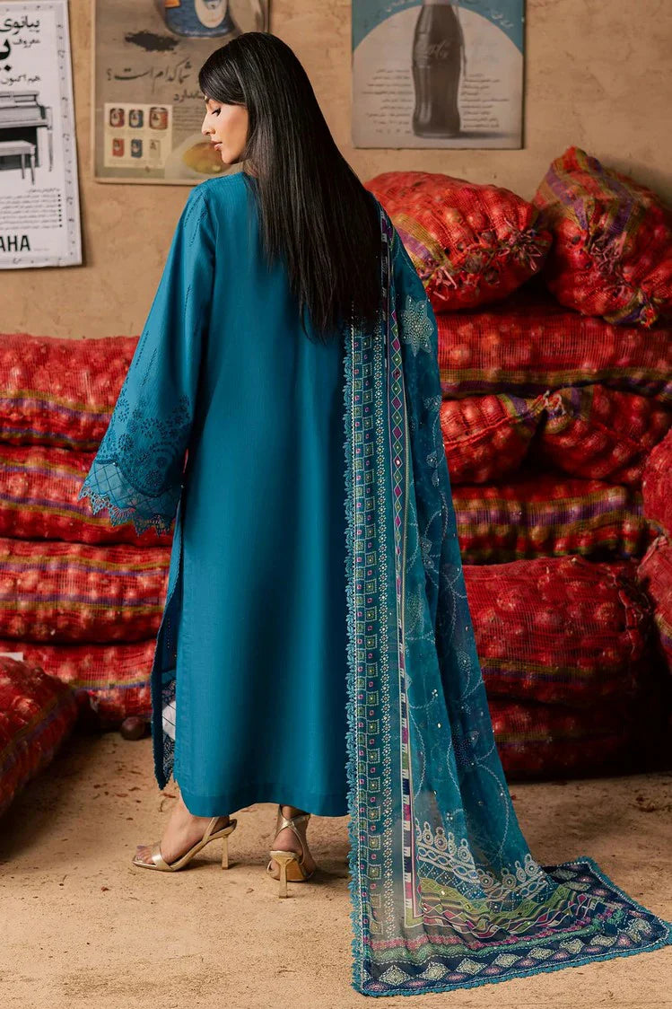 Picture of Nureh - Bazar Embroidered Doria Lawn Collection Vol 1 - NE-242 - Unstitched - Available at Raja Sahib