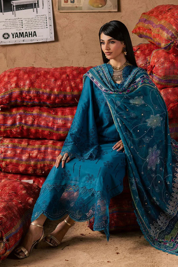 Picture of Nureh - Bazar Embroidered Doria Lawn Collection Vol 1 - NE-242 - Unstitched - Available at Raja Sahib