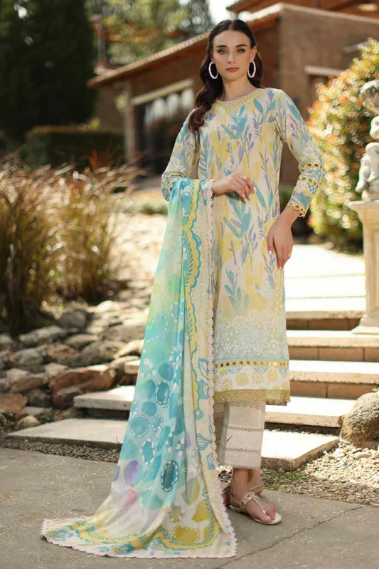 Nureh - Signature Prints Printed Lawn Zari Collection Vol 2 - SP-206 - Unstitched