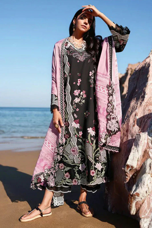 Saira Shakira - Breeze Luxury Lawn Collection - IVY-1-B - Unstitched