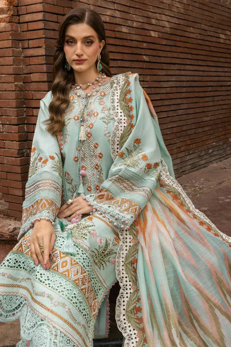 Picture of Saira Shakira - Breeze Luxury Lawn Collection - RUNA-8-A - Unstitched - Available at Raja Sahib