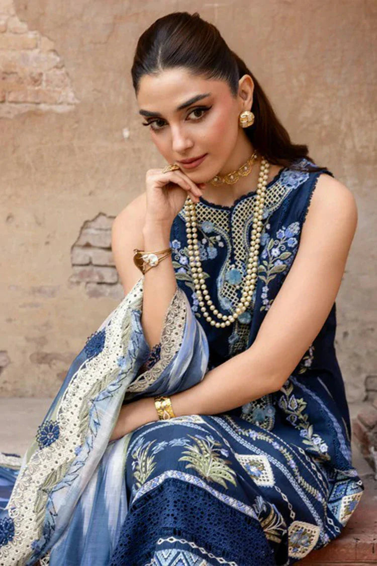 Picture of Saira Shakira - Breeze Luxury Lawn Collection - RUNA-8-B - Unstitched - Available at Raja Sahib